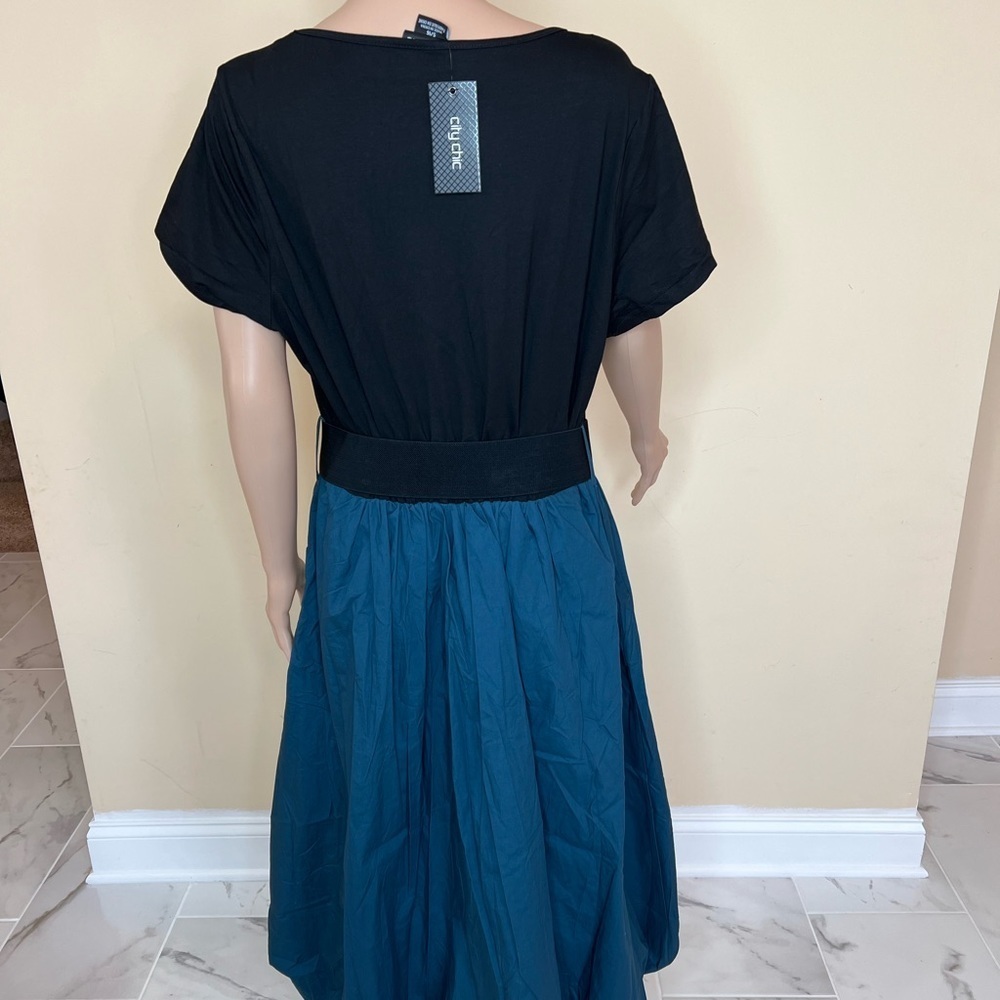 City chic Paris Days Dress - Teal - Picture 4 of 16